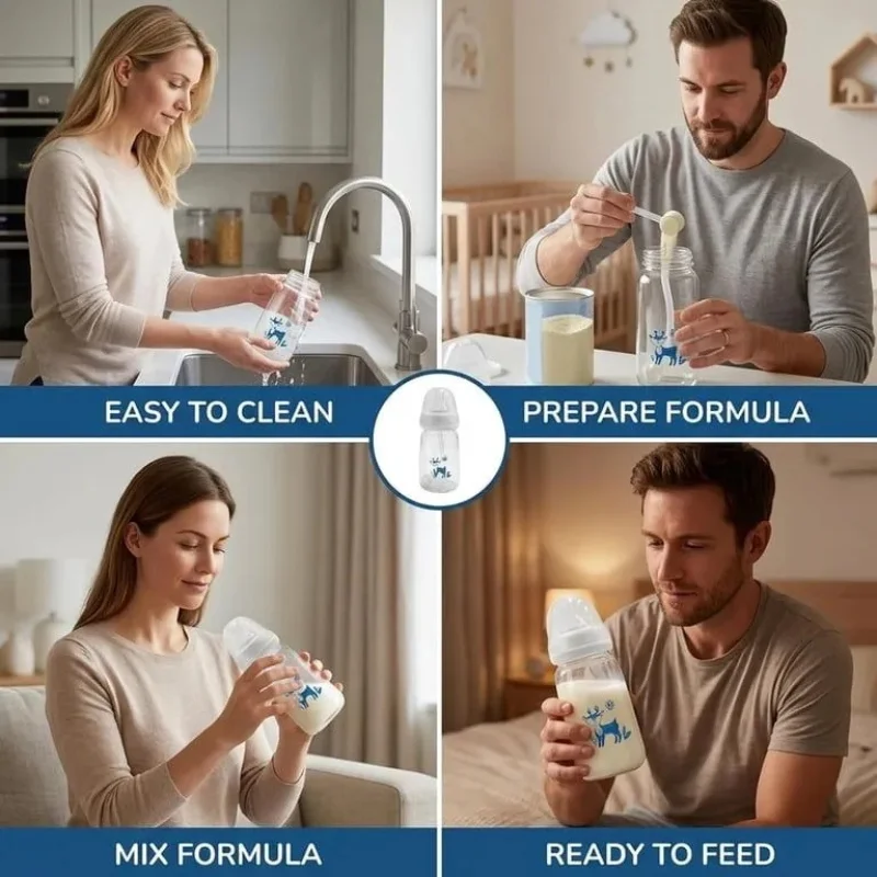 Hands-Free Baby Feeding Bottle - Image 4
