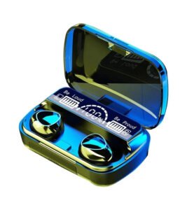 M10 Damix V 5.3 Bluetooth Wireless Earbuds with LED Display, Touch Control, and Long Battery Life Smart wireless earbuds headset
